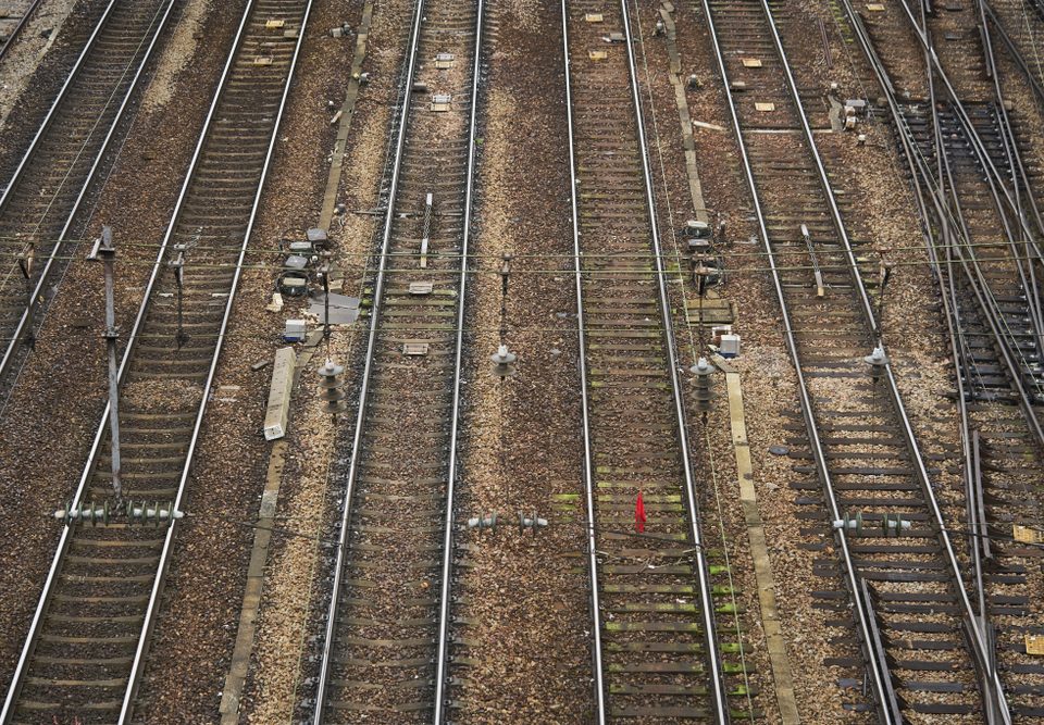 Empty Rail Road Tracks